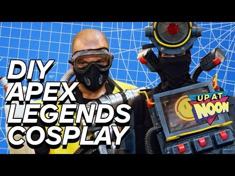 DIY Apex Legends Caustic and Pathfinder Cosplay - Up at Noon