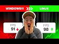 Windows verliert. Beim Zocken. Gegen Linux.
