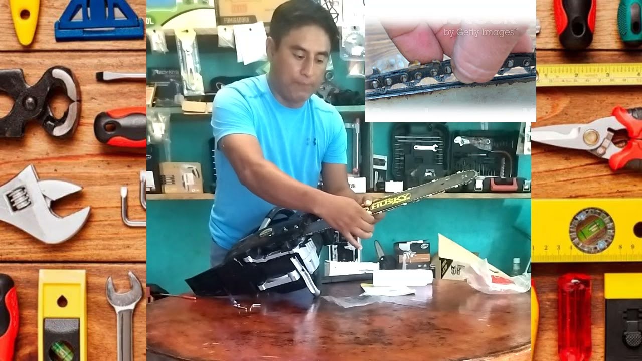 Armado de motosierra husky(Hkm520)(HKM5220) y consejos de arranque - YouTube