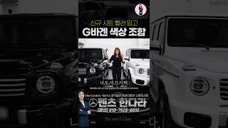 G바겐 색상 조합(Ft. 신규 시트 컬러)
