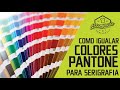 IGUALACION DE PANTONES PARA SERIGRAFIA // SERIGRAFIA PARA TODOS