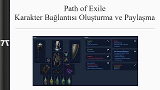 Path of Exile Karakter bağlantısı nasıl paylaşılır? Pobb.in linki nasıl oluşturulur?