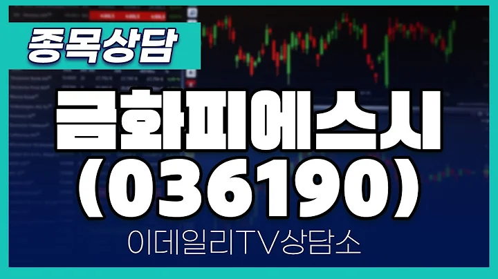 금화피에스시(036190) - 종목상담 황민혁 멘토 (20241105)