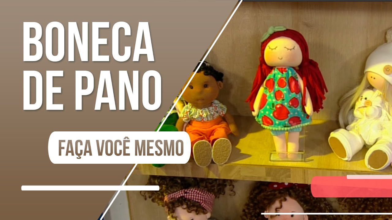 Você vai se encantar com essas lindas bonecas de pano