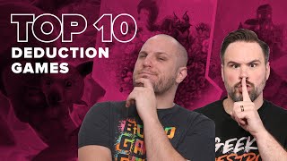 Top 10 Deduction Games - BGG Top 10 w/ The Brothers Murph