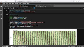 A Python class for crop line recognition with Rasterio and Scikit Image - Tutorial