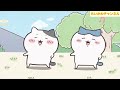 【ちいかわ】ハチワレちゃんが新しいお友達とダンス