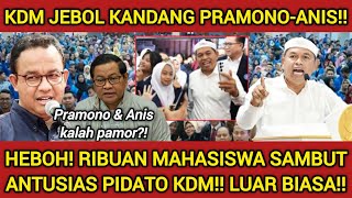 KANDANG PRAMONO-ANIS DIJEBOL KANG DEDI‼️RIBUAN WARGA JAKARTA SAMBUT KDM SAMPAI NANGIS HISTERIS⁉️