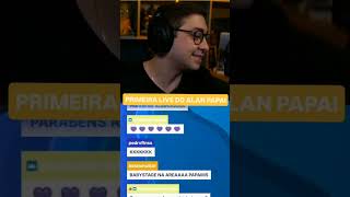 primeira Live do papai nextage #alanzoka #maethe #mrfall #calango #capjoga #gravidez #pai #mae