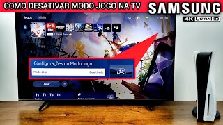 COMO DESATIVAR FUNÇÃO MODO JOGO NA TV SAMSUNG 4K screenshot 5