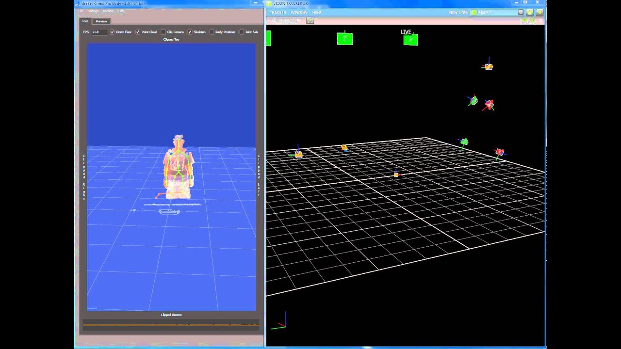 Brekel Pro Body vs. Vicon