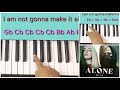 Alone Part 2 Tutorial Chords Melody Alan Walker Keyboard Sudeshna Instrumentals