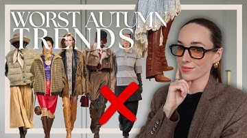 10 of the BEST AND WORST FASHION AUTUMN TRENDS to wear right now | Easy fashion trends for Fall