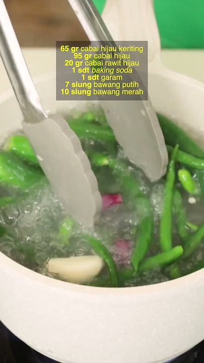 Resep Sambal Cabe Ijo