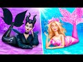 Sereias Malévola e Aurora / 10 Truques e Artesanatos Para Barbie
