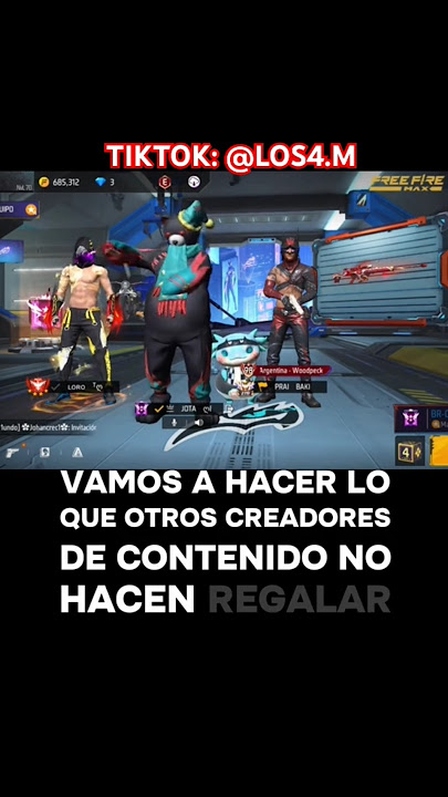 Únete a nuestra comunidad #los4m #freefire #paseselitesgratis #viral