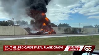 Corrosion buildup in plane's engines led to deadly 2024 crash on I-75 in Collier County