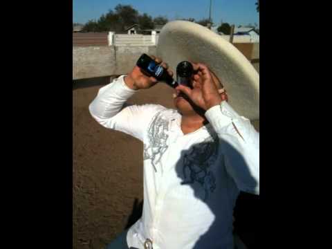 Isaac Herrera Jr. downing 2 bud lights