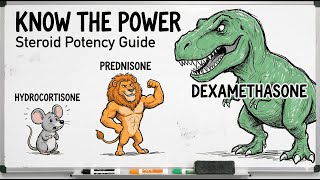 Glucocorticoids Pharmacology: Potency, Equivalents & Mechanism