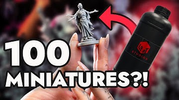 3D printing ONE BOTTLE of RESIN with Uniformation GKtwo