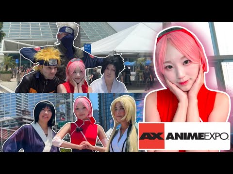 ‧₊˚❀ Anime Expo 2024 / AX 2024 Vlog DAY 3 || Anime convention, walk-through, Naruto cosplay meet-up
