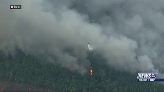 Firefighters responding to large fire in Walker County, some evacuations recommended