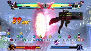 UMVC3: Dante - Forward Throw (from Corner) Volcano Confirm Combo (w/Doom & Sentinel)