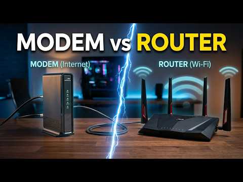 Modem vs Router - What's the difference?