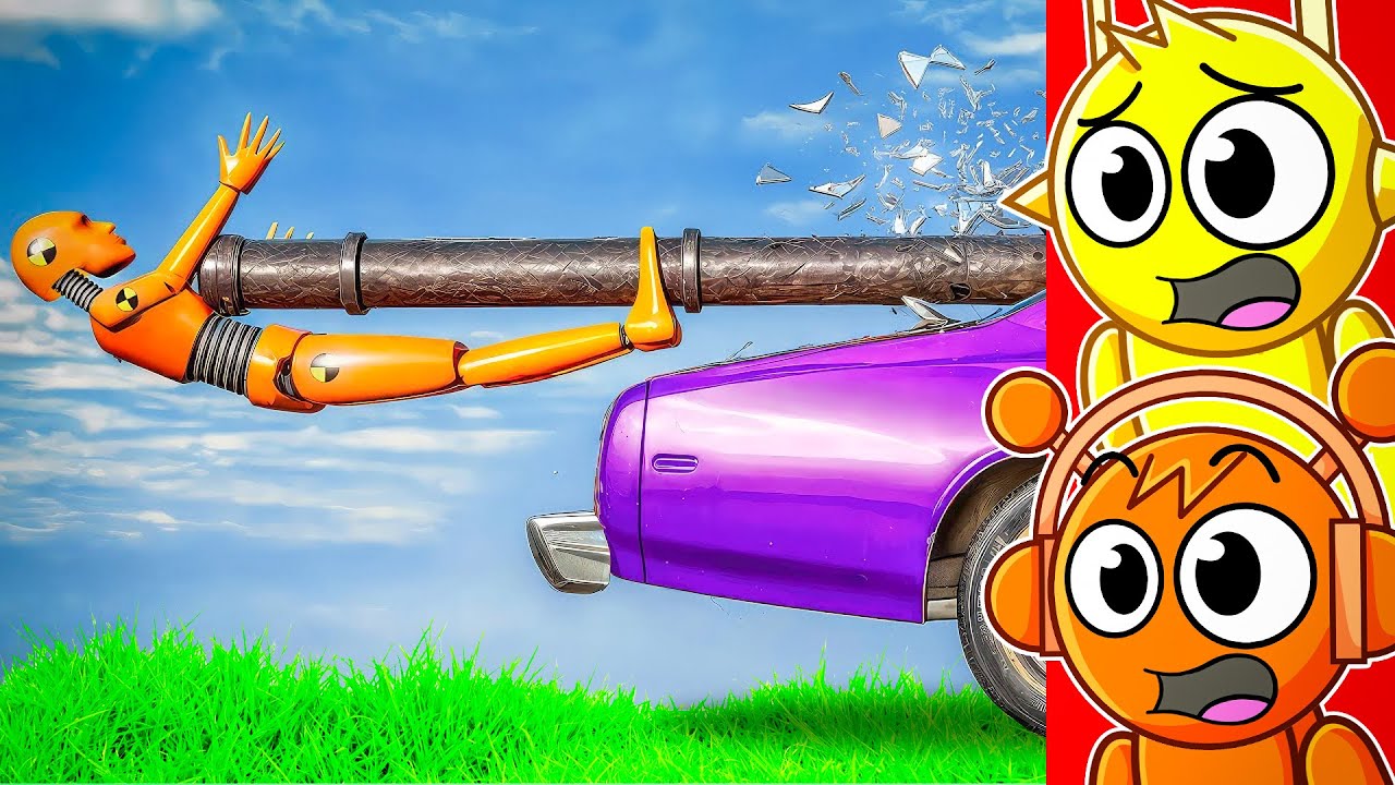 Reacting to BRUTAL CAR CRASHES! (BeamNG Drive)