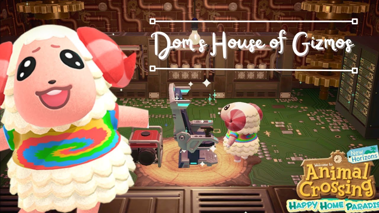 Dom's House of Gizmos (Interior and Exterior) Animal Crossing Happy