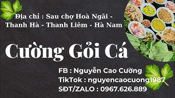 Cách file cá mè làm gỏi cá hà nam