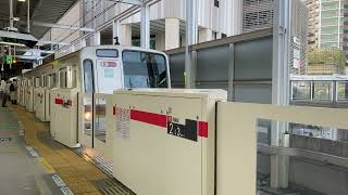 東急東横線 武蔵小杉駅 メトロ7000系 各停池袋行き 入線シーン