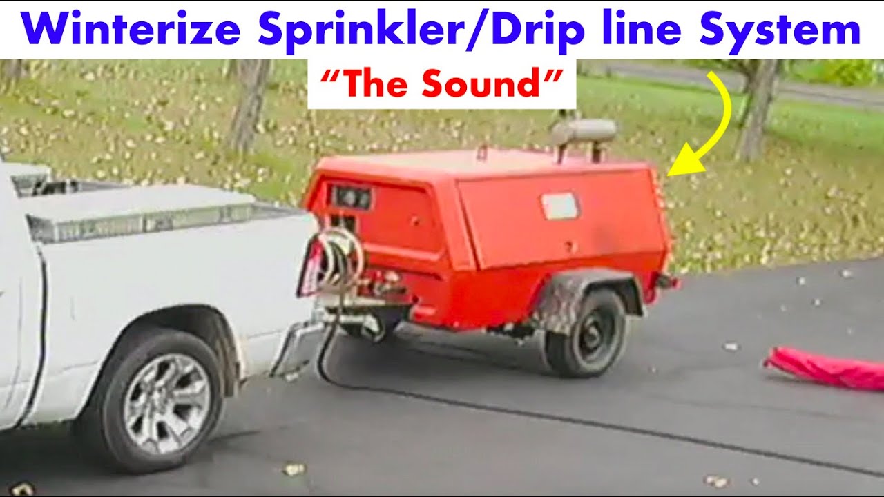 The "SOUND" of winterizing sprinkler system Impressive! YouTube