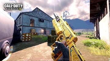 Call Of Duty Mobile - PP19 Bizon Gilded dawn MvP Gameplay (No Commentary)