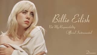 Billie Eilish - Not My Responsibility (Official Instrumental)