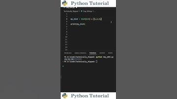 How to Specify List Data Types in Python | Python Tutorial