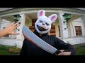 Killer rabbit vs parkour pov psychopath