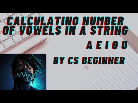 Question 20:- Python Program To Count The Vowels in Given Sentence || CS BEGINNER ||