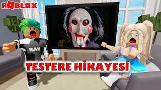 TESTERE BİZİ İÇİNE ÇEKTİ !  [ KOMİK HİKAYE ]  | ROBLOX