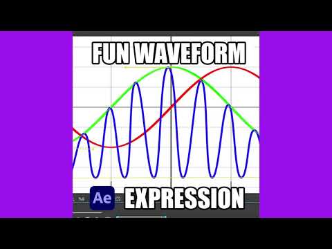 Create a Waveform Between Two Paths using an Expression in After Effects