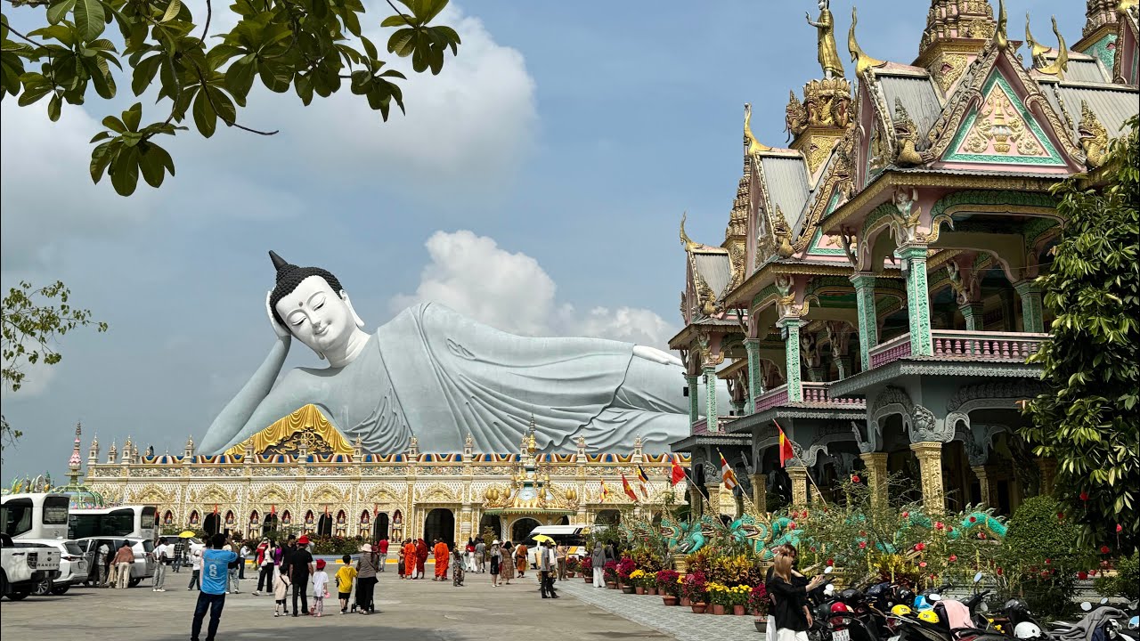 Tượng Phật Nằm ở Sóc Trăng Quá Đẹp 👏🏻👏🏻👏🏻