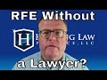 Responding to an RFE without a Lawyer?