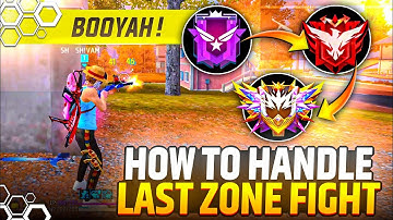 How To Handle Laste Zone Fight 🤯 | Solo Grandmaster Rank Push Tips And Tricks | #garenafreefire