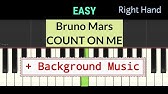 Count On Me Bruno Mars Song Easy Slow Piano Tutorial Youtube Count On Me Bruno Mars Song Easy Slow Piano Tutorial Youtube
