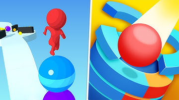 ▶️ Stack Rider 🆚 Stack Ball Q6YR| MAX LEVELS Game Mobile Videos Walkthrough Pro Gameplay iOS,Android