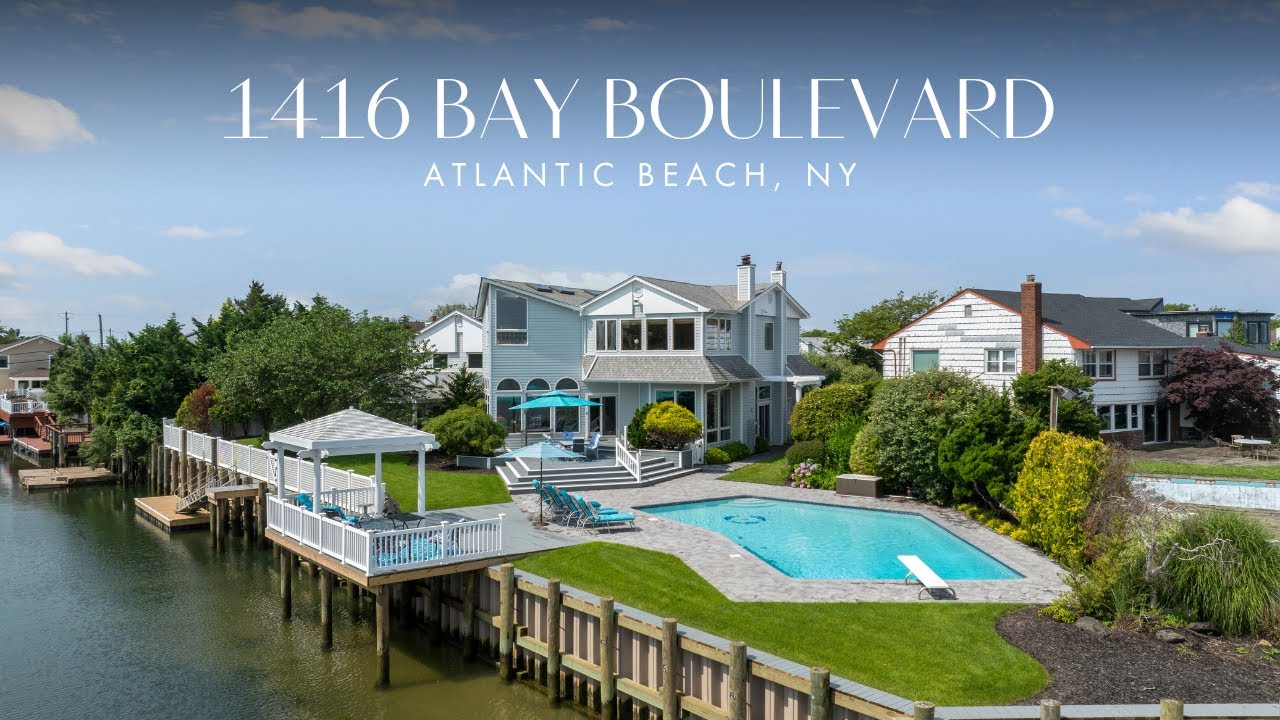 Inside a $5,875,000 Waterfront Masterpiece in Atlantic Beach, NY