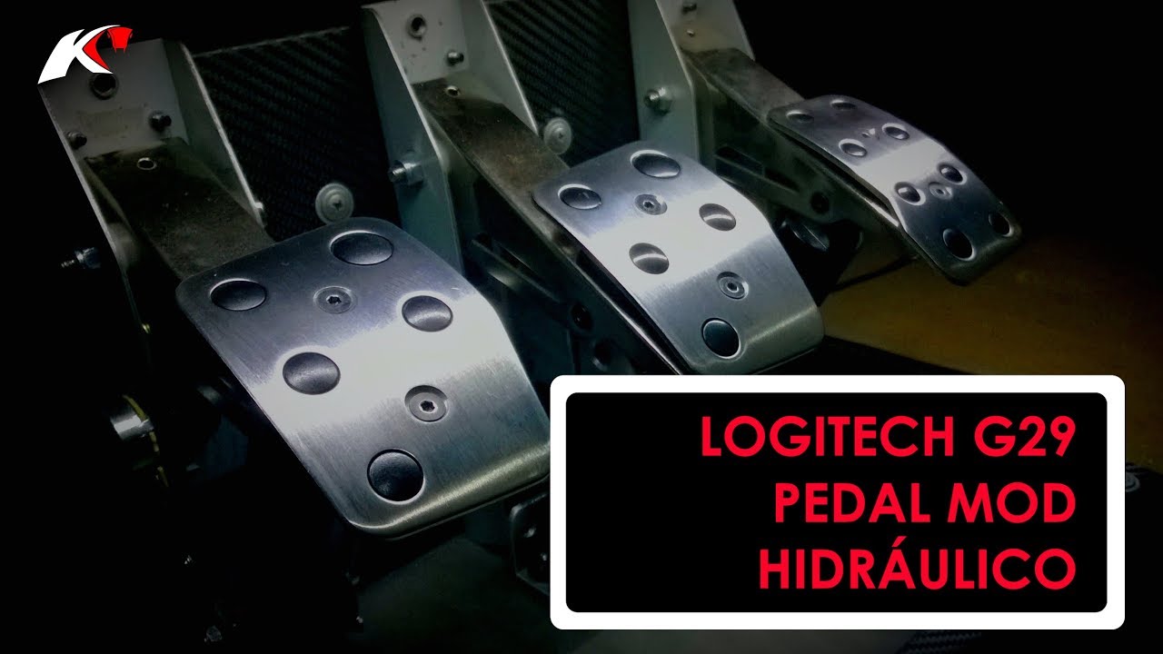 Mod freio/Freio hidráulico logitech g29/Pedal invertido!!! YouTube