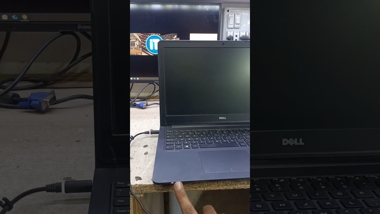 dell latitude 3550 power on before off 3 to 5 second no display 