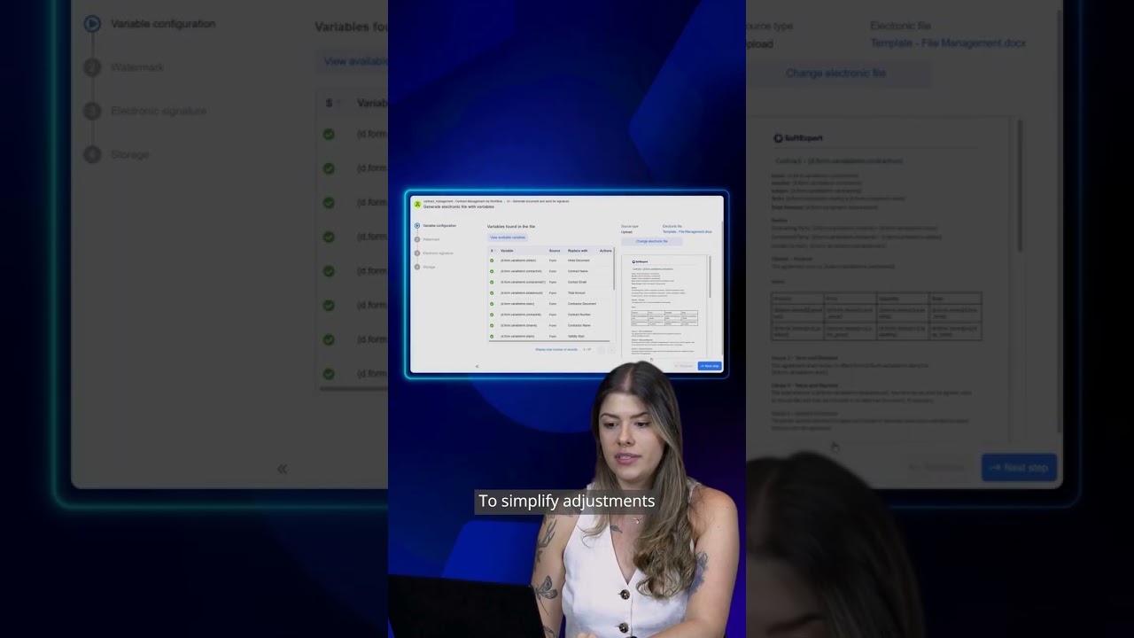 SoftExpert Suite 3.0 – Contract Management via Workflow