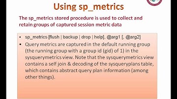Tips and Tricks Finding Slow Running Queries in ASE 15 Part - 03 of 05